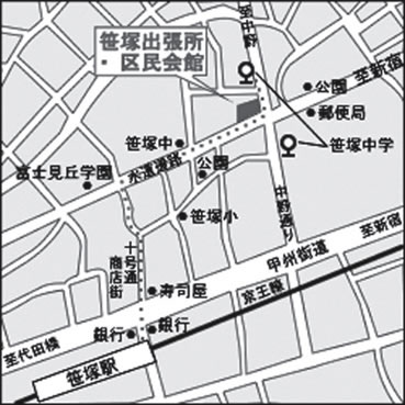笹塚地図